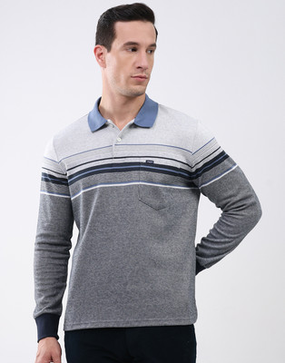 MONTE CARLO Colorblock Men Polo Neck Multicolor T-Shirt