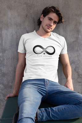 Sharnika Solid Couple Round Neck White T-Shirt