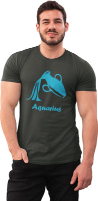 HopOffer Printed, Typography Men Round Neck Dark Green T-Shirt