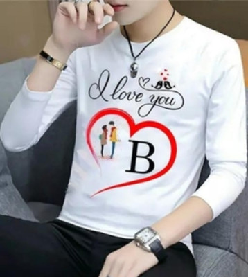 EASELCLOTHING Printed Men Round Neck White T-Shirt