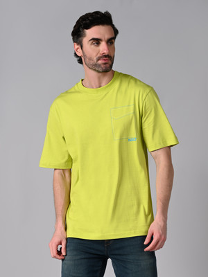 KILLER Solid Men Round Neck Light Green T-Shirt