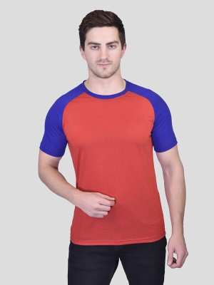 METRONAUT Colorblock Men Round Neck Red T-Shirt