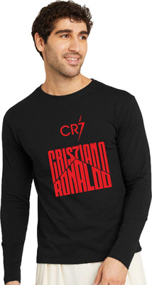 OrrganicChics Typography Men Round Neck Black T-Shirt