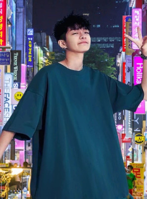 RIGO Printed Men Round Neck Green T-Shirt