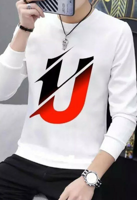 V DAS Graphic Print Men Round Neck Multicolor T-Shirt