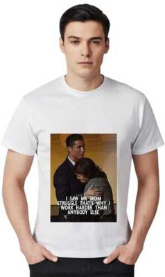 Digiflex Graphic Print Men Round Neck White T-Shirt