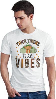 Seek Buy Love Printed Men Round Neck White T-Shirt