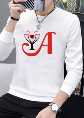 FASHNET Graphic Print Men Round Neck White T-Shirt