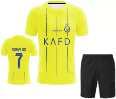 UNIQ Printed Men Round Neck Yellow T-Shirt