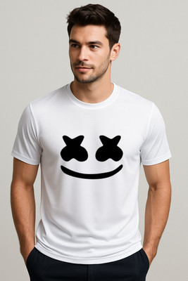 Berlin Printed Men Crew Neck White T-Shirt