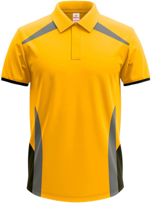 click n buy Colorblock Men Halter Neck Multicolor T-Shirt