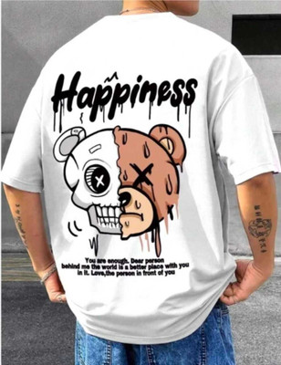 PVS TREND Graphic Print Men Round Neck White T-Shirt