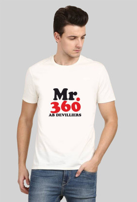 ShikharRetails Printed Men Round Neck White T-Shirt