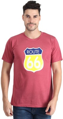 AHQUAF Printed, Typography Men Round Neck Multicolor T-Shirt