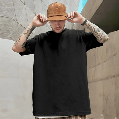 HouseOfCommon Graphic Print Men Round Neck Black T-Shirt
