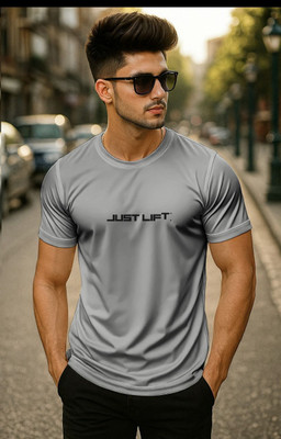 BEING WANTED Graphic Print Men Round Neck Grey T-Shirt