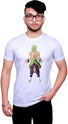 GOLDMONKS Printed Men Round Neck Black T-Shirt