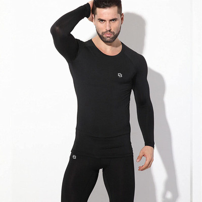 Sportinger Solid Men Round Neck Black T-Shirt