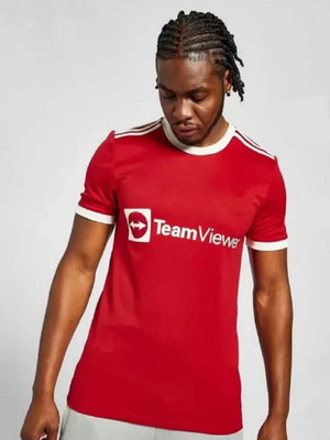 Smv Typography Men Round Neck Red T-Shirt