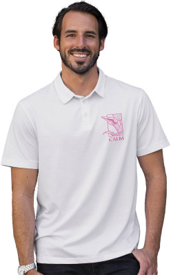 Fighterhero Printed Men Polo Neck White T-Shirt
