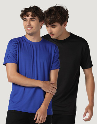 Lakshya Fashions Solid Men Round Neck Multicolor T-Shirt