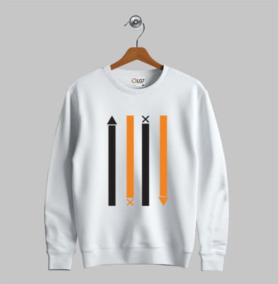 LGGARMENTS Printed Men Round Neck White T-Shirt