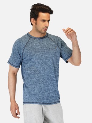 IMPERATIVE by NEU LOOK Solid Men Round Neck Dark Blue T-Shirt