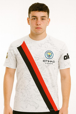 MSV Printed Men Polo Neck White T-Shirt