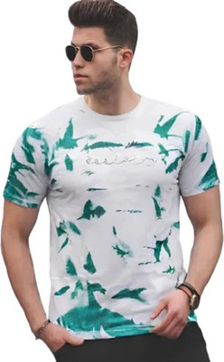 COPEHHI Graphic Print Men Round Neck White T-Shirt