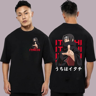 Kryptar Printed Men Round Neck Black T-Shirt