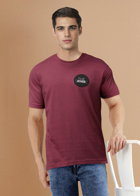 Roadster Graphic Print Men Polo Neck Red T-Shirt