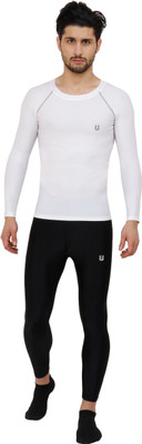 unbeatable Solid Men Round Neck White T-Shirt
