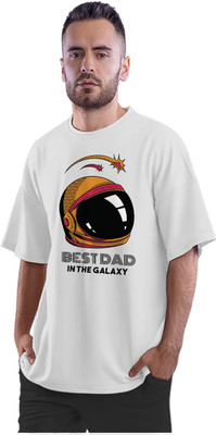 Trendy Samples Printed Men Round Neck White T-Shirt