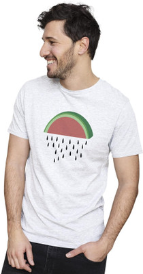 NOIIDAPRINT Printed Men Round Neck Multicolor T-Shirt