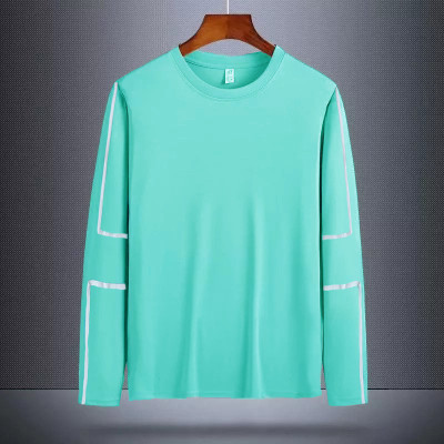 Try This Solid Men Round Neck Green T-Shirt