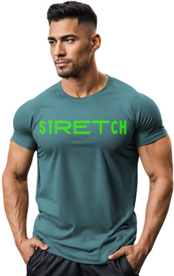 3colors Solid Men Round Neck Blue T-Shirt