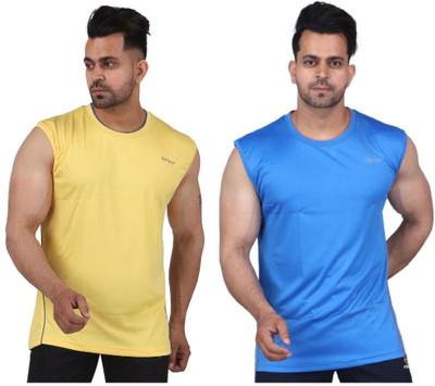 HILLS & DALES Printed Men Round Neck Multicolor T-Shirt
