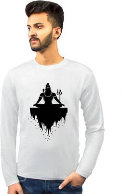 KRYONIX Solid Men Round Neck Silver T-Shirt