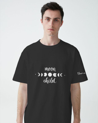 Mammoth Streetwears Printed Men Round Neck Black T-Shirt