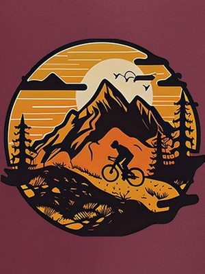 SZN Graphic Print Women Round Neck Maroon T-Shirt