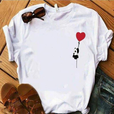 SAHAL FASHION Printed Women Round Neck White T-Shirt