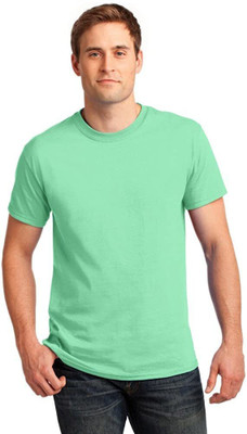 The TSHRT Solid Men Round Neck Light Green T-Shirt