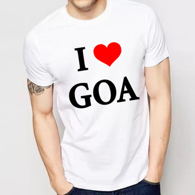 SQF Printed, Typography Men Round Neck White T-Shirt
