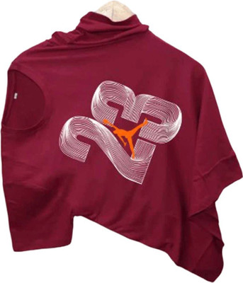 Twenty2Creation Printed Men Round Neck Maroon T-Shirt