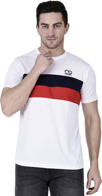 Nexgo Colorblock Men Round Neck Multicolor T-Shirt