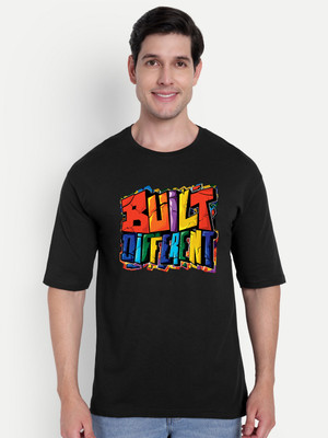 SCOTT FINCHER Graphic Print Men Round Neck Black T-Shirt