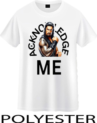 Ashu Fashions Graphic Print Men Round Neck White T-Shirt