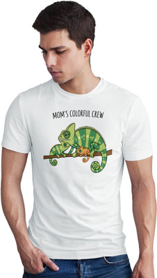 Seek Buy Love Printed Men Round Neck White T-Shirt