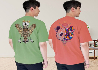 xpecto style Printed Men Round Neck White T-Shirt