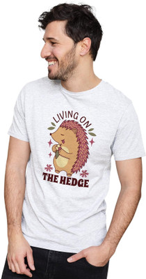 KRYONIX Graphic Print Men Round Neck White T-Shirt